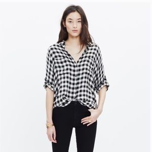 MADEWELL Courier Shirt in Buffalo Check